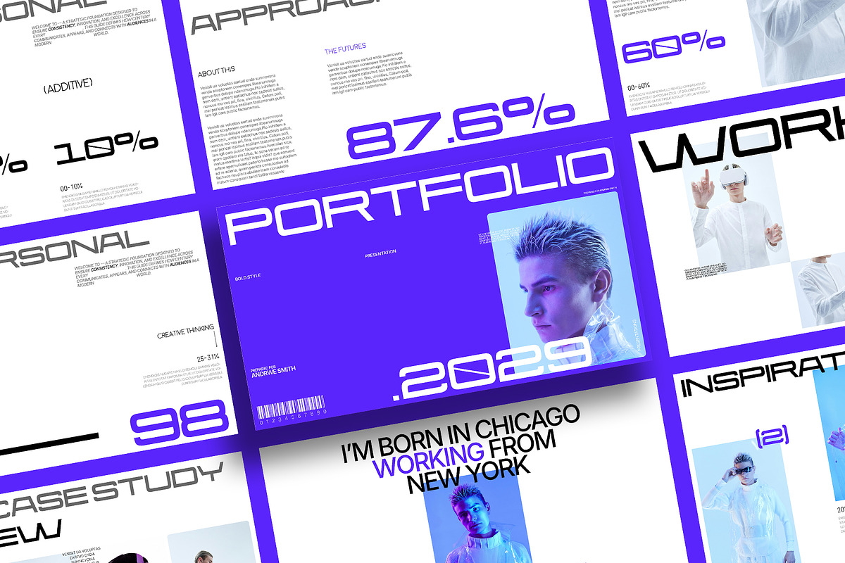 Personal Portfolio Presentation Deck, a Presentation Template by Templeste (Photo 2 of 7)