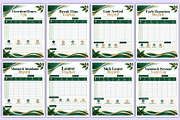 Attendance and Hours Log | Employee, a Stationery Template by Mustafiz (Thumbnail 3 of 4)