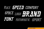 Thunderspeed | Sporty and Futuristic, a Serif Font by Tigadestd Type (Thumbnail 6 of 7)