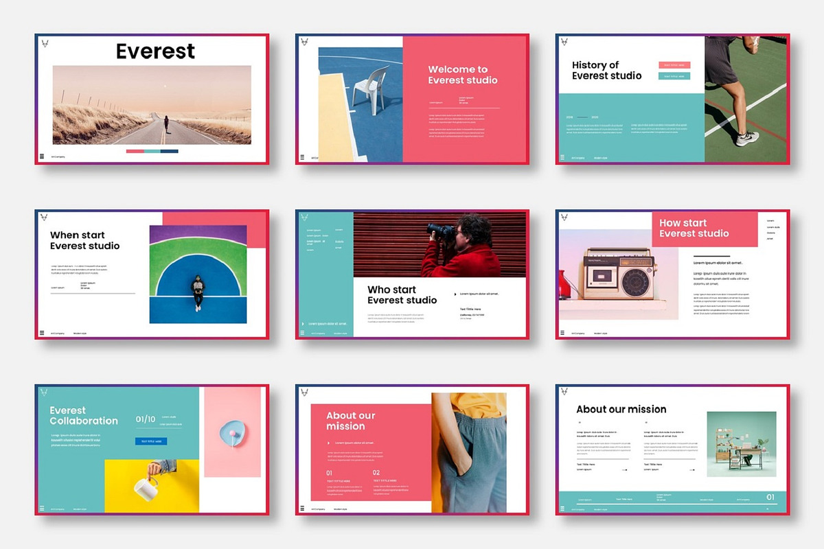 Everest - Business Google Slide, a Presentation Template by Dens Creative Studio (Photo 2 of 6)