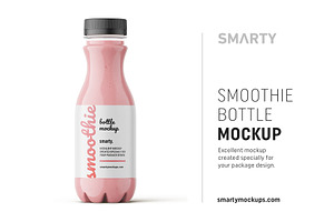 Smoothie bottle mockup, a Packaging Mockup by Smarty Mockups