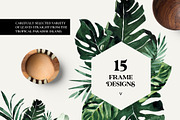 -60% TROPICAL GREENERY green gold, an Illustration by Lana Elanor (Thumbnail 4 of 8)