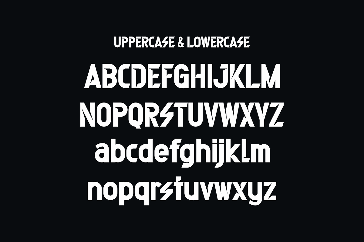 Edsah - Display Typeface Font, a Sans Serif Font by lelevien (Photo 3 of 4)