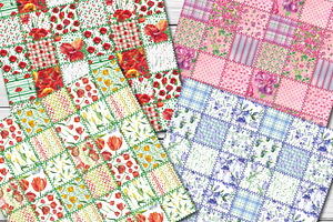 Floral Patchwork Patterns