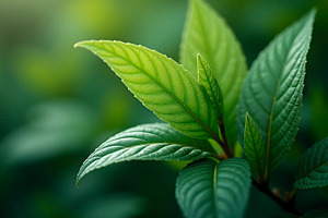 Detailed Leaf Pattern Macro Backgrou, a Photo by LOGOCREATIVE