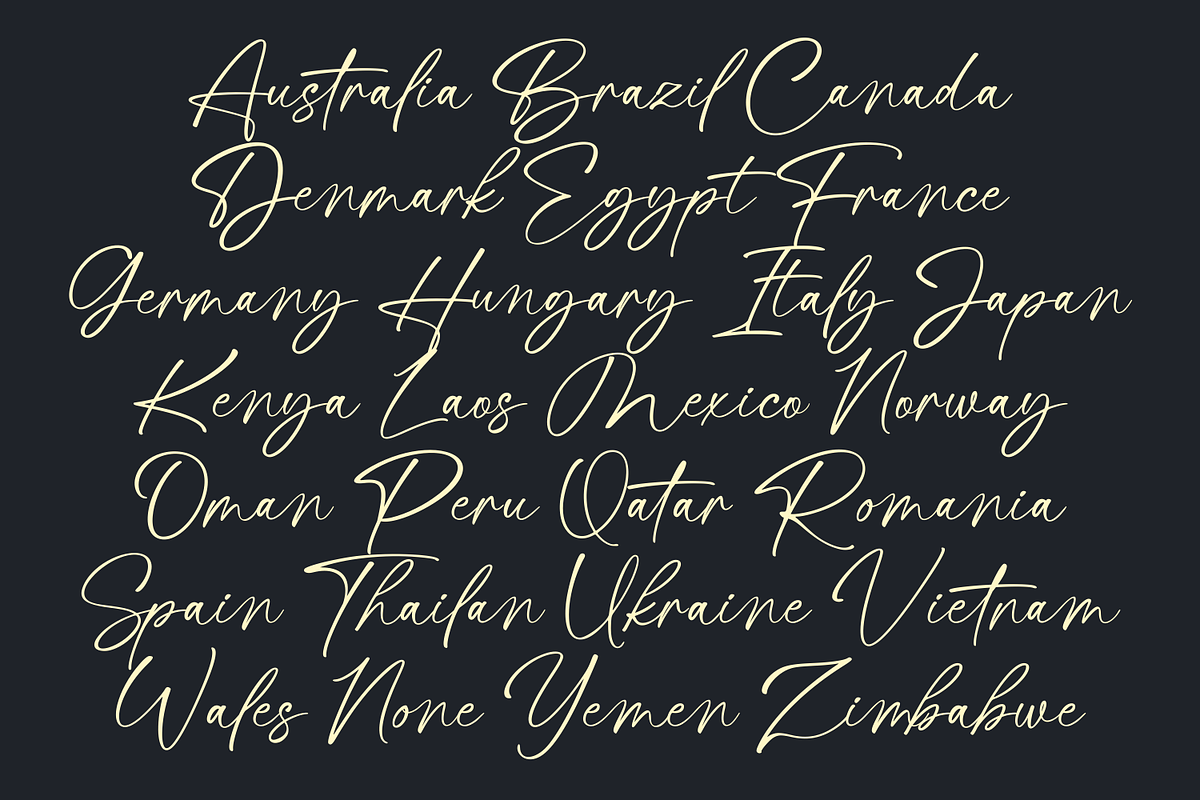 Mastine - Elegant Handwritten Font, a Handwritten Font by Basnistudio (Photo 7 of 16)