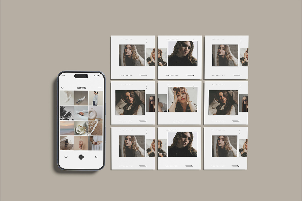 Instagram story and post mockup, a Social Media Template by rizalamora (Photo 5 of 11)