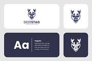 Monoline Deer Stag Logo Design, a Branding & Logo Template by Artnivora.Std (Thumbnail 3 of 4)