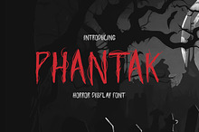 Phantak - Horror Font