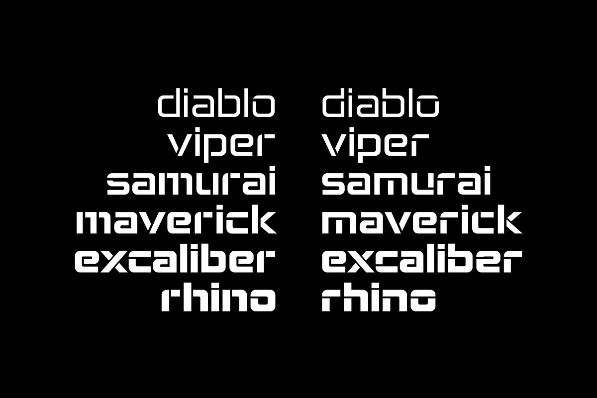 Contra Display Typeface, a Sans Serif Font by Steven K Strawbridge (Photo 2 of 9)