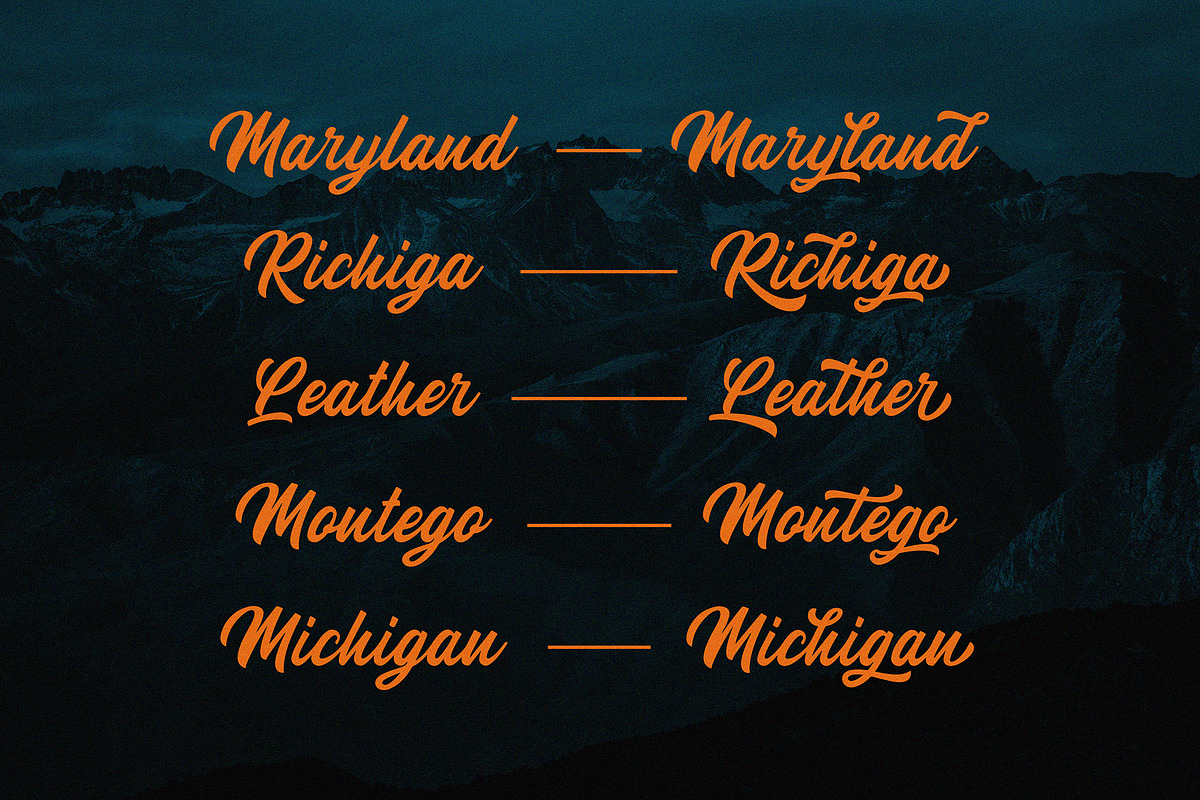 Bolgate - Script, a Script Font by ARSAVISUAL (Photo 9 of 12)