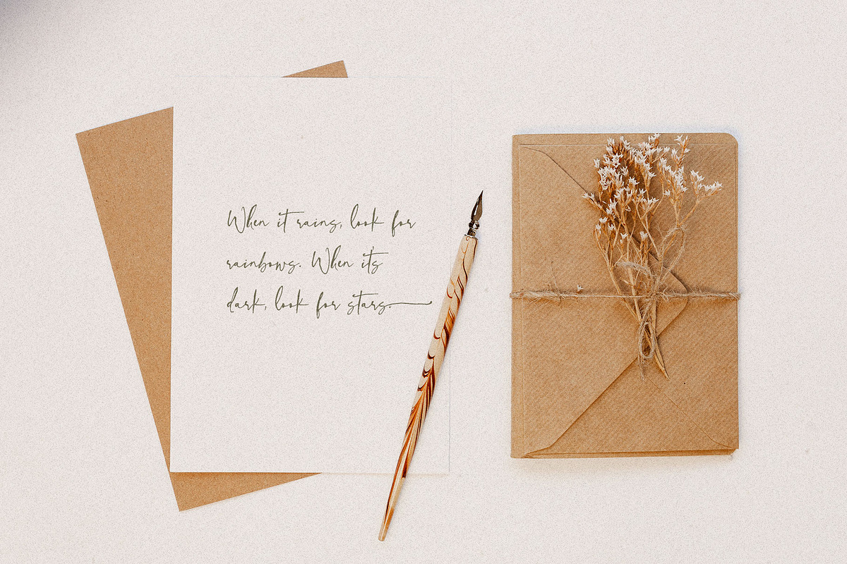 Wonderful Time Script Font preview 7