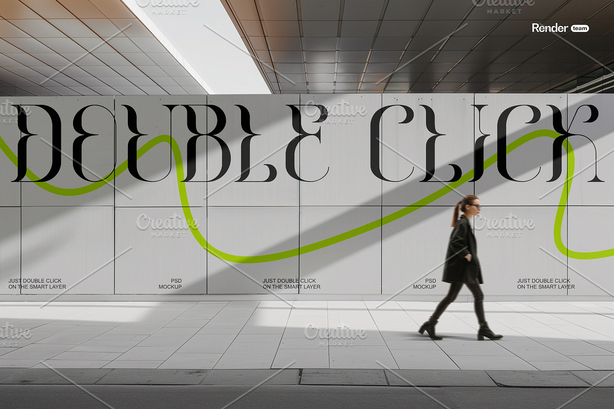 Poster and Billboard Mockup Set, an Advertising Mockup by Renderteam (Photo 4 of 12)