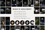 Witchy Instagram Template Bundle, a Social Media Template by Story Native (Thumbnail 2 of 11)