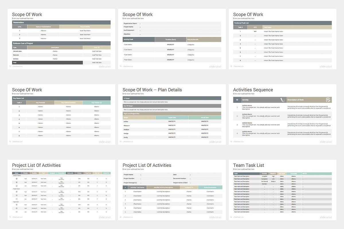 Project Proposal PowerPoint Template, a Presentation Template by SlideSalad (Photo 14 of 34)