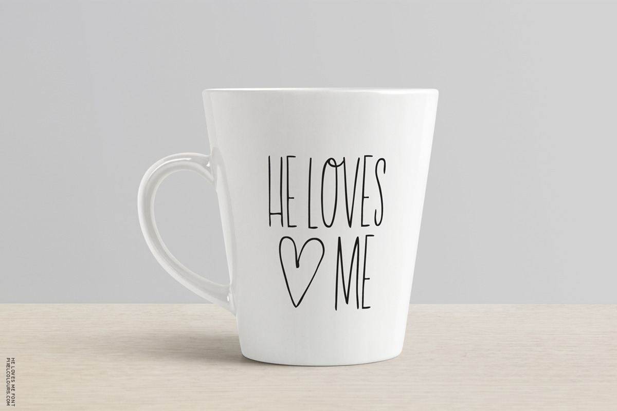He Loves Me Skinny Font preview 4