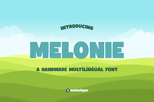 Melonie Bold Display Font