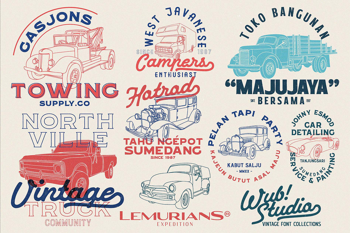 Northville Vintage Font Collections preview 2