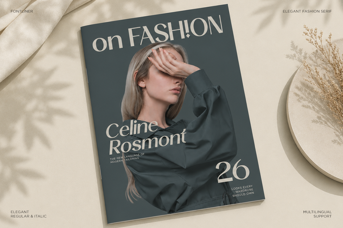 Deluxe Fashion - Luxury Sans Font, a Sans Serif Font by Font Liner (Photo 3 of 10)