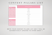 Google Sheets Social Media Planner, a Templates & Theme by BRANDcontent (Thumbnail 6 of 9)