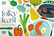 Big Folky Bundle 4 in 1 Vector Set, a Pattern Graphic by rouxsupplyco (Thumbnail 3 of 27)