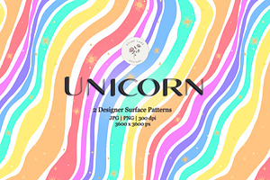 Rainbow Colored Surface Pattern