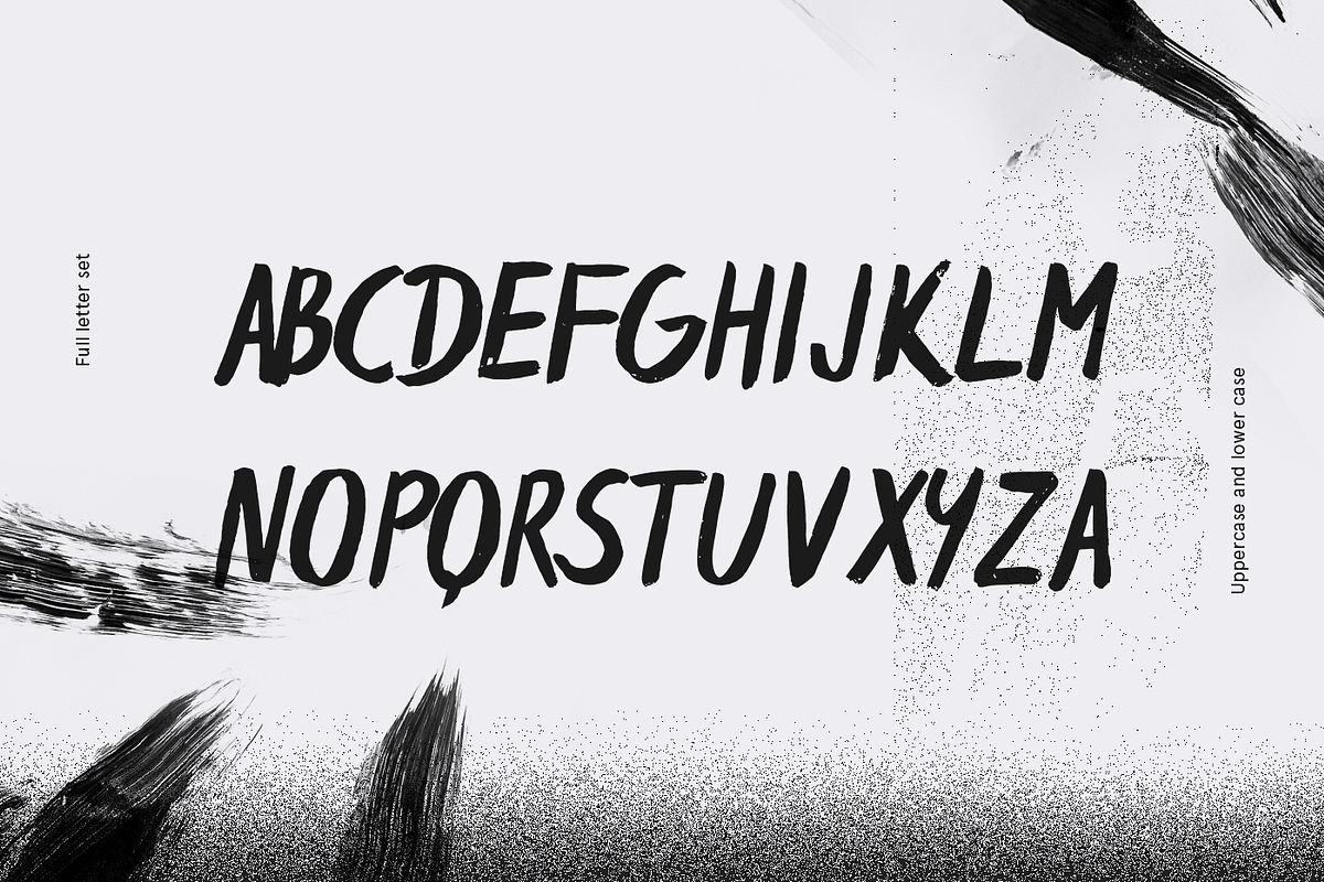 Espa Extended Brush Font preview 3