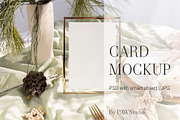 Card Mockup 5x7Table Number Xmas ch3, a Product Mockup by PawMockups (Thumbnail 1 of 9)