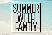 Summer With Family | Script Font, a Script Font by Scratchones (Thumbnail 1 of 8)