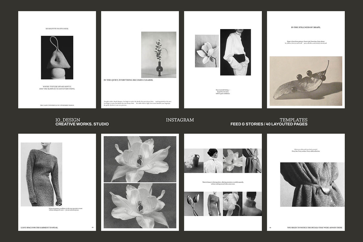10_Design Instagram Templates, a Social Media Template by CREATIVE WORKS. (Photo 1 of 5)