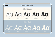 Valty - Variable Classic Typeface, a Sans Serif Font by Pandeka Studio (Thumbnail 2 of 12)