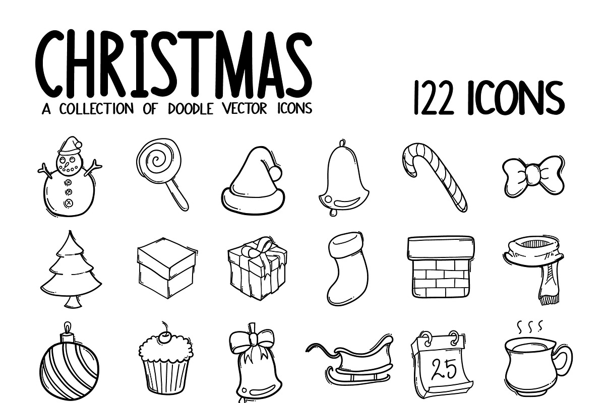 4300+ Hand-Drawn Doodle Icons Bundle, an Outline Icon by TKDoodle (Photo 10 of 36)
