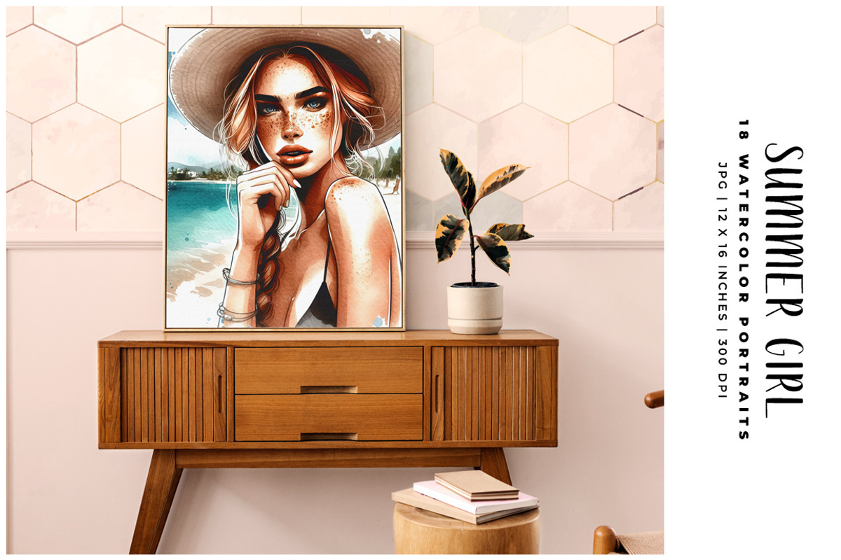 Summer Girl, a Person Illustration by Digital Art Creations (Photo 5 of 8)