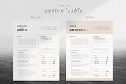 1 Page Resume Template Canva, a Resume Template by frommakertomaker (Thumbnail 3 of 5)