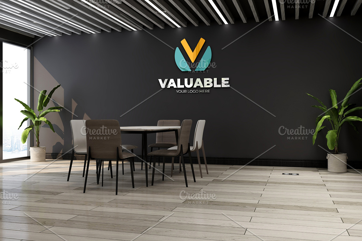 Modern Office Logo Mockup - PSD, a Product Mockup by Ayy (Photo 7 of 16)