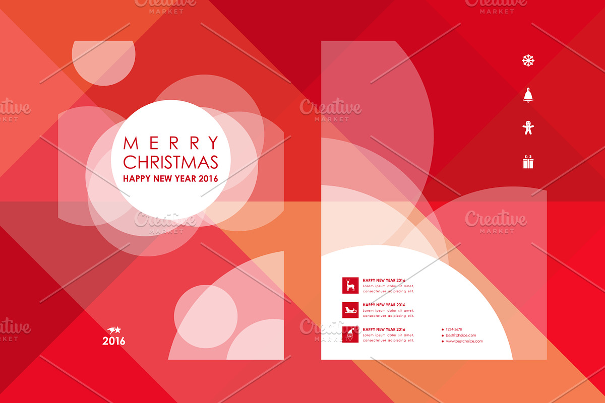 Merry Christmas Brochures, a Brochure Template by Palau (Photo 13 of 49)