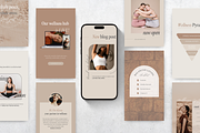 Wellness Coach Canva Template Bundle, a Social Media Template by DigiPax (Thumbnail 4 of 15)