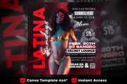 Party Flyer, Canva Club Flyer, a Flyer Template by FLYERHIVE (Thumbnail 1 of 3)