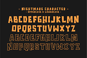 Nightmare - Halloween Display Font, a Sans Serif Font by Pian45 Studio (Thumbnail 2 of 8)