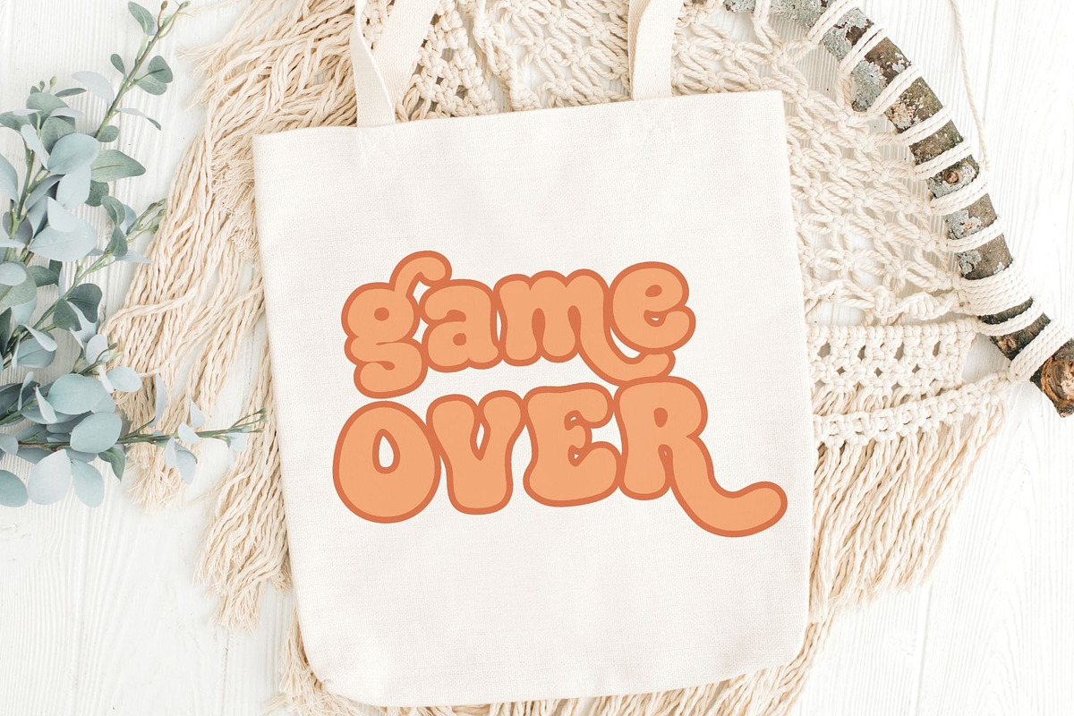 Groovy Chunk - Retro Display Font, a Symbol Font by AnningArts (Photo 4 of 7)