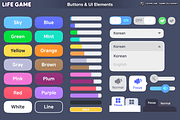 GUI - Life Game, an UI Kit Template by LAYERLAB (Thumbnail 2 of 55)