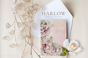 Harlow Floral Art Collection