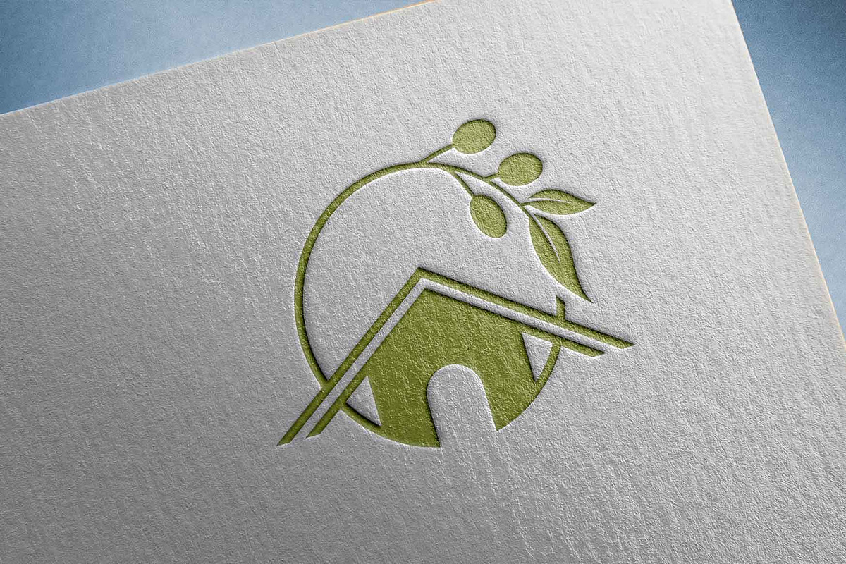 logo design leaf and house line icon, a Branding & Logo Template by art_creater (Photo 2 of 2)