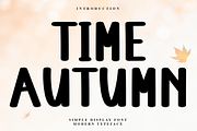 Time Autumn, a Script Font by InermediaSTUDIO (Thumbnail 1 of 7)