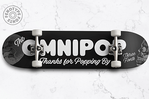 Omnipop Type Family Intro offer, a Script Font by Fenotype