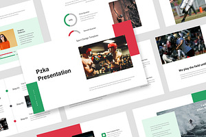 Pzka : Sports Brand Powerpoint, a Presentation Template by Punkl Camp
