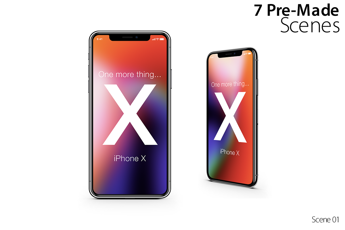 iPhone Xs Mock-ups Pack, an iPhone Mockup by Interbrand (Photo 3 of 9)