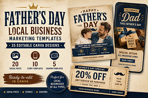 Father’s Day Canva Promo Kit