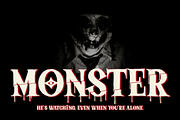 Sliced Phantom Spooky Halloween Font, a Blackletter Font by Denustudios (Thumbnail 5 of 12)