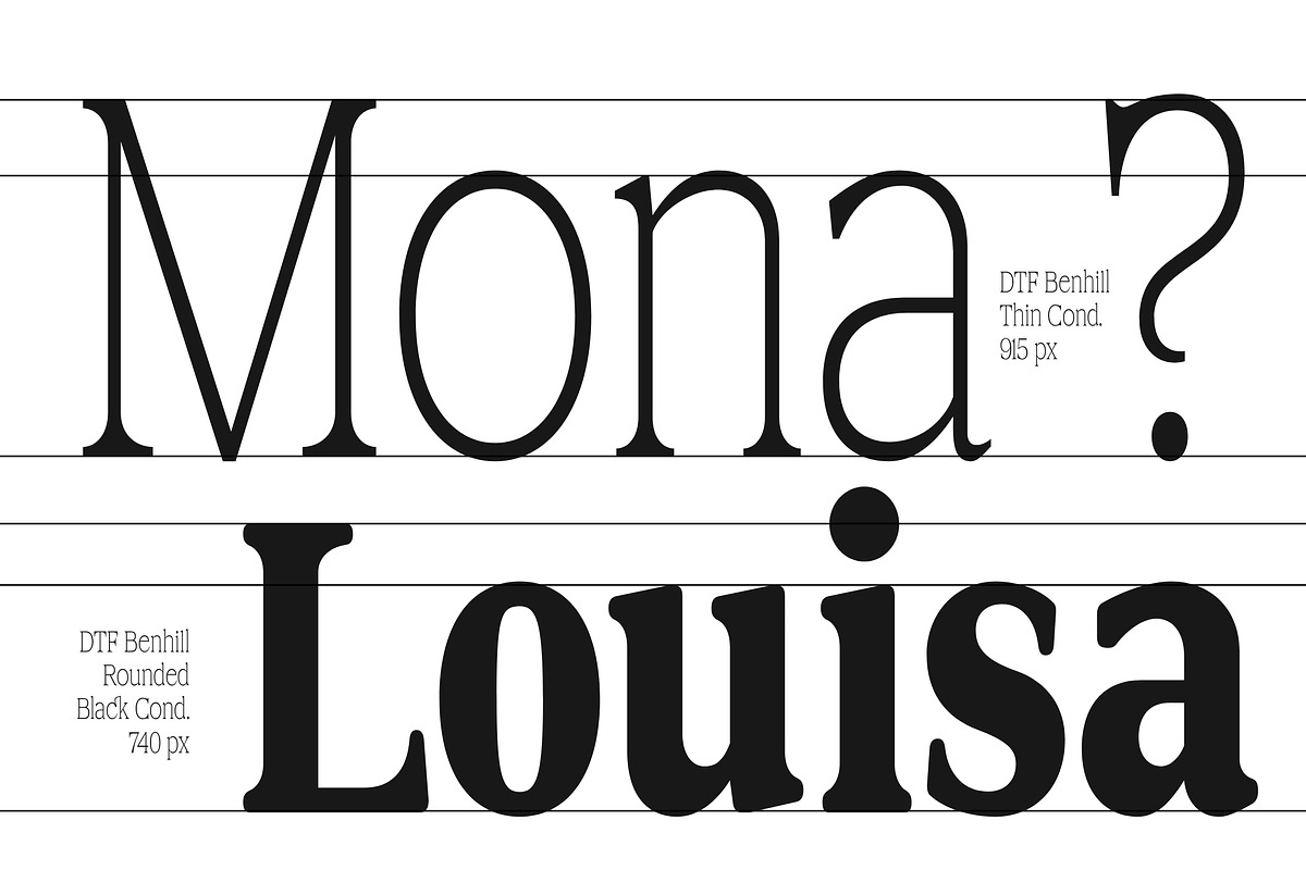 DTF Benhill - Serif Family, a Font by Dora Typefoundry (Photo 4 of 11)